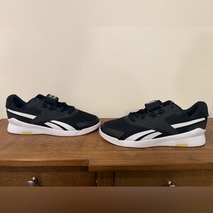 Reebok Lifter PR II Mens Black White FU9444 Lace Up Shoes Sz US 13 NWOB
